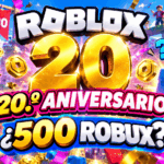 ¿Roblox está regalando ítems y 500 Robux por su aniversario?